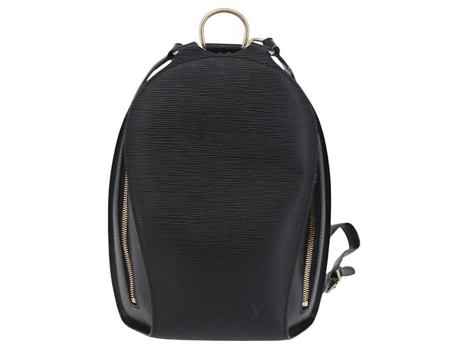 Mochila LOUIS VUITTON Epi Mabillon Black M52232 LV Auth 204031A Preto - vista 13