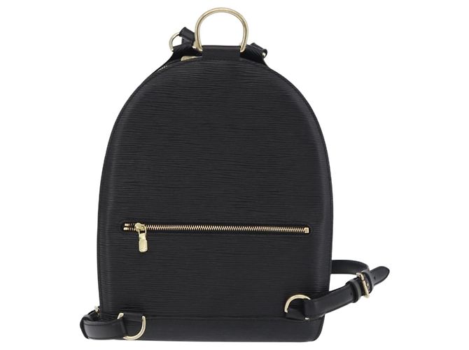 Mochila LOUIS VUITTON Epi Mabillon Black M52232 LV Auth 204031A Preto - vista 2