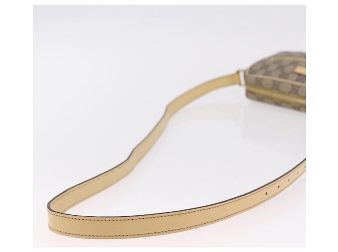 Borsa a tracolla GUCCI GG Supreme PVC Beige Gold 201447 Auth ep16201 D'oro - vista 7