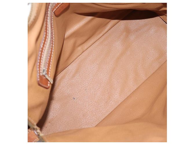 Céline CELINE Macadam Canvas Handtasche PVC Leather 2way Brown Gold Auth ep15962 Braun Golden - Ansicht 11