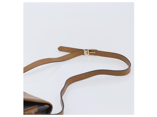 Borsa a tracolla Christian Dior Honeycomb Canvas PVC Gold Blue Auth ep16154 D'oro - vista 14