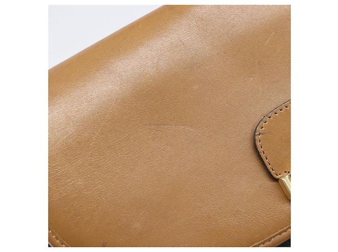 Borsa a tracolla Christian Dior Honeycomb Canvas PVC Gold Blue Auth ep16154 D'oro - vista 19