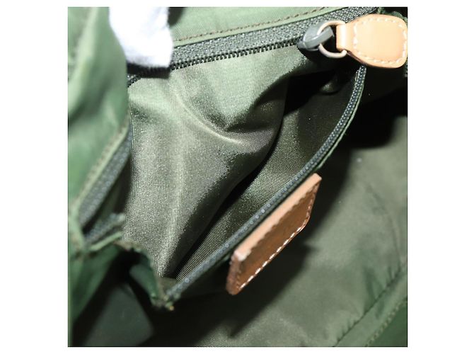 Borsa Double Saddle Christian Dior Trotter Canvas Khaki Gold Tone Auth mr2931 Cachi - vista 10