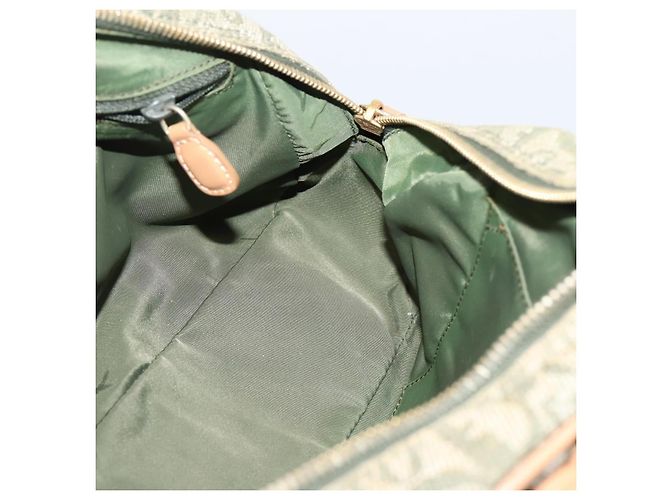 Borsa Double Saddle Christian Dior Trotter Canvas Khaki Gold Tone Auth mr2931 Cachi - vista 22