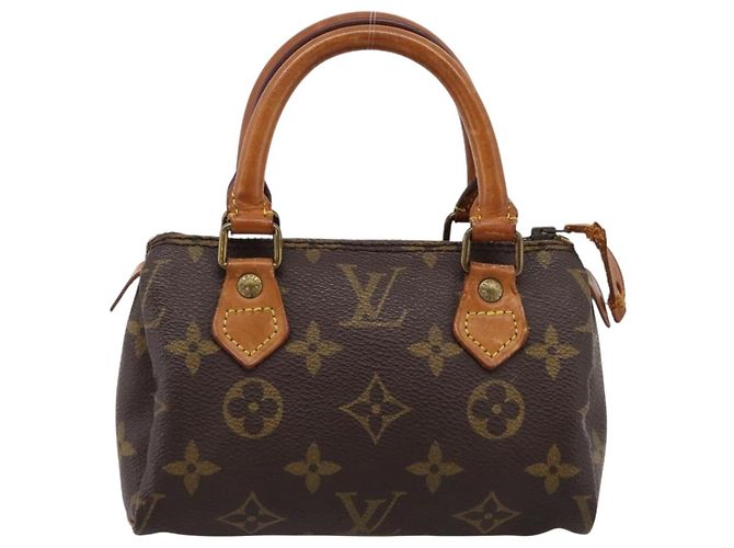 Borsa a mano LOUIS VUITTON Monogram Mini Speedy M41534 LV Auth ep16208 Monogramma - vista 13