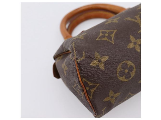 Borsa a mano LOUIS VUITTON Monogram Mini Speedy M41534 LV Auth ep16208 Monogramma - vista 15