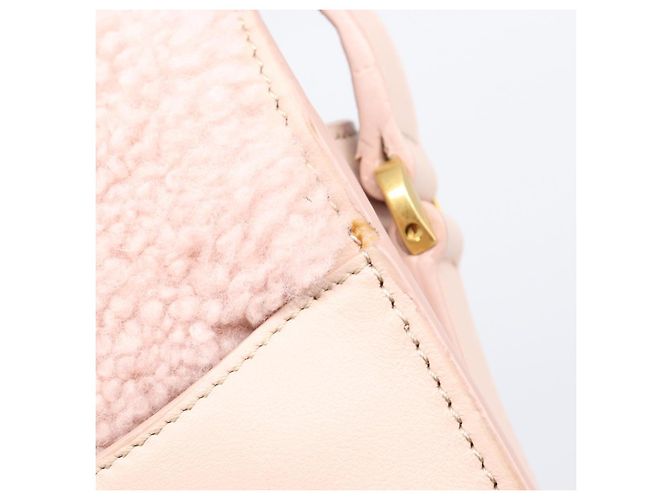 Borsa a tracolla TOD'S Kate Mouton Pink Gold Tone Auth 205929V Rosa - vista 10