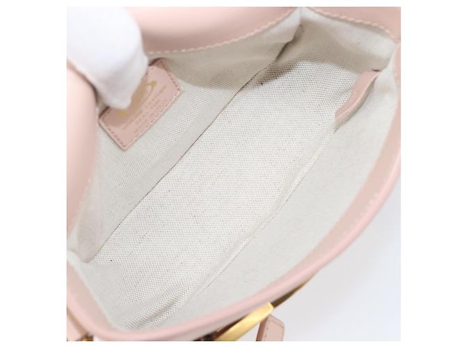 Borsa a tracolla TOD'S Kate Mouton Pink Gold Tone Auth 205929V Rosa - vista 11