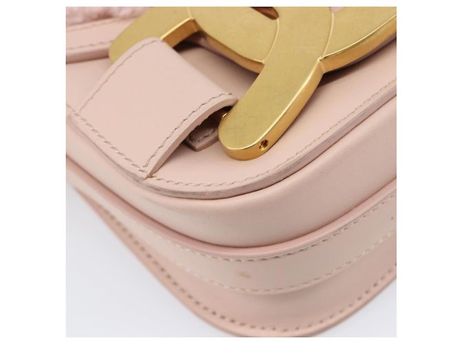 Borsa a tracolla TOD'S Kate Mouton Pink Gold Tone Auth 205929V Rosa - vista 18