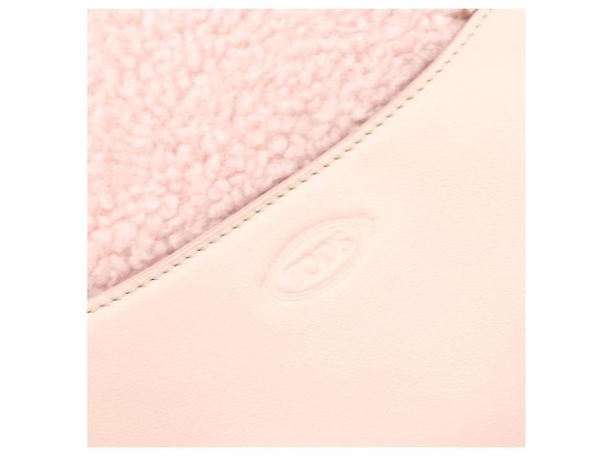 Borsa a tracolla TOD'S Kate Mouton Pink Gold Tone Auth 205929V Rosa - vista 21