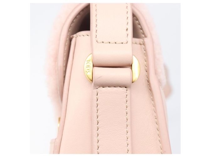 Borsa a tracolla TOD'S Kate Mouton Pink Gold Tone Auth 205929V Rosa - vista 22