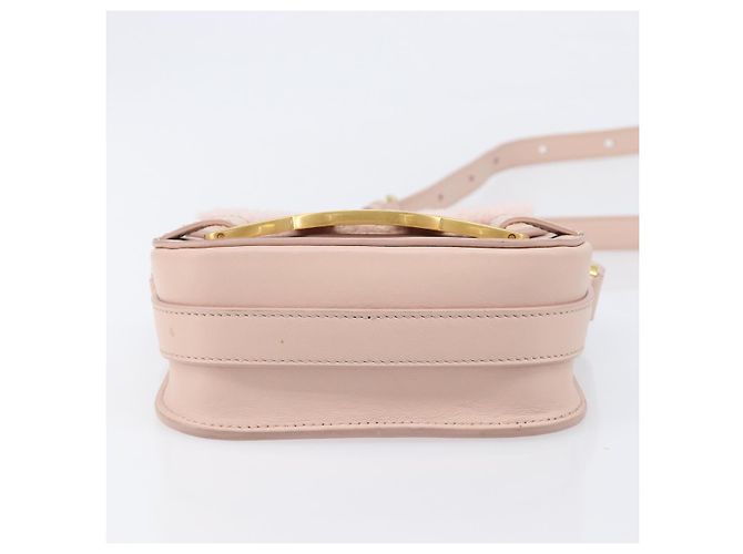 Borsa a tracolla TOD'S Kate Mouton Pink Gold Tone Auth 205929V Rosa - vista 5