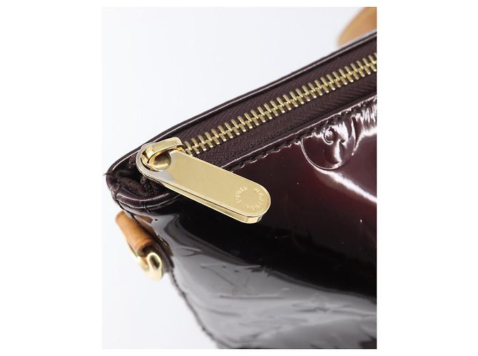 Borsa LOUIS VUITTON Monogram Vernis Bellevue GM Amarante M93589 LV Auth bs37206 Bordò - vista 18