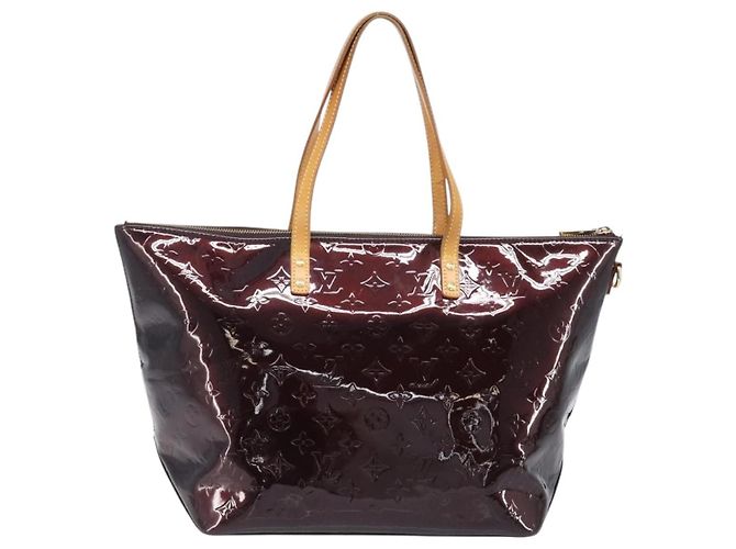 Borsa LOUIS VUITTON Monogram Vernis Bellevue GM Amarante M93589 LV Auth bs37206 Bordò - vista 2