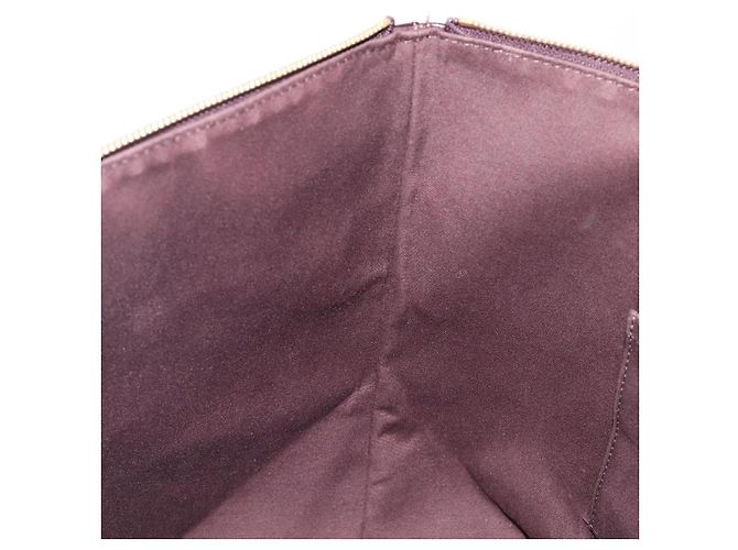 Borsa LOUIS VUITTON Monogram Vernis Bellevue GM Amarante M93589 LV Auth bs37206 Bordò - vista 21