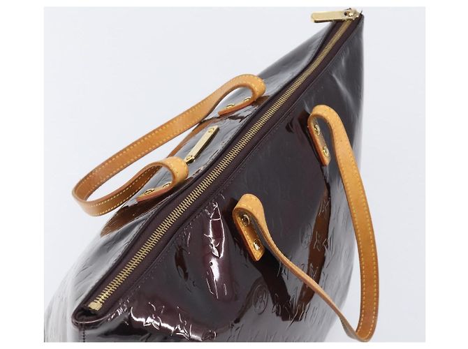 Borsa LOUIS VUITTON Monogram Vernis Bellevue GM Amarante M93589 LV Auth bs37206 Bordò - vista 6