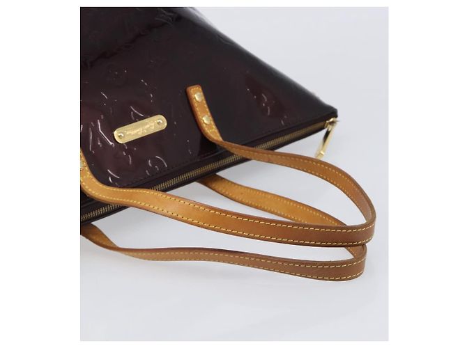 Borsa LOUIS VUITTON Monogram Vernis Bellevue GM Amarante M93589 LV Auth bs37206 Bordò - vista 7