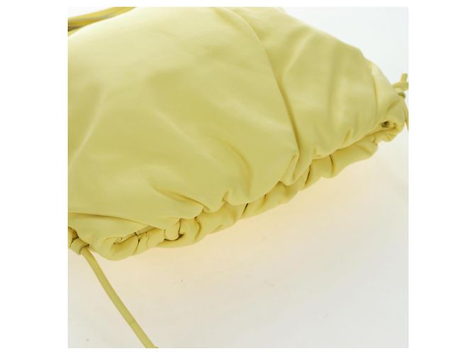 Borsa a tracolla BOTTEGA VENETA in pelle gialla autentica 204821M - vista 6