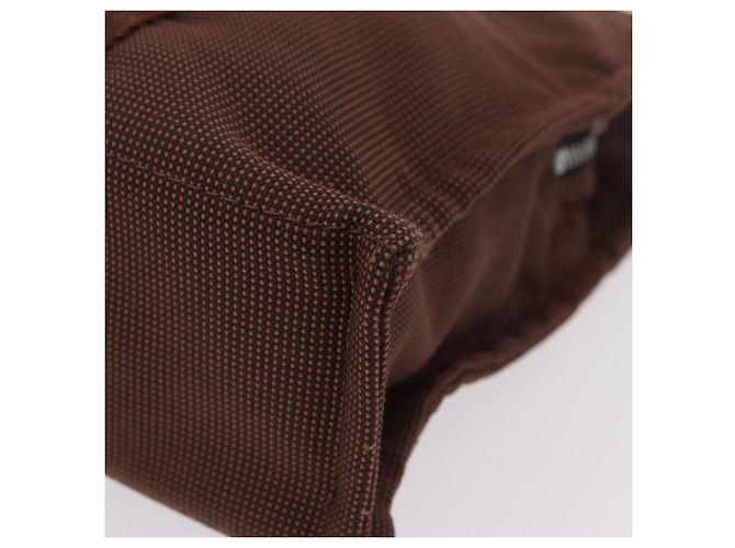 Hermès HERMES Her Line Tote PM Tote Bag Canvas Brown Silver Auth bs37214 Braun Silber - Ansicht 16