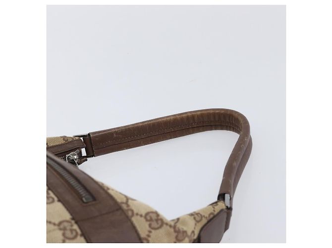 Borsa a tracolla GUCCI GG Canvas Beige Silver 001 4299 Auth ep15906 Argento - vista 14