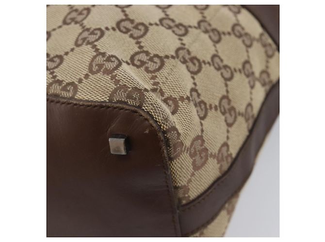 Borsa a tracolla GUCCI GG Canvas Beige Silver 001 4299 Auth ep15906 Argento - vista 15