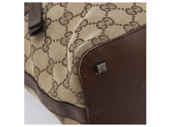 Borsa a tracolla GUCCI GG Canvas Beige Silver 001 4299 Auth ep15906 Argento - vista 16