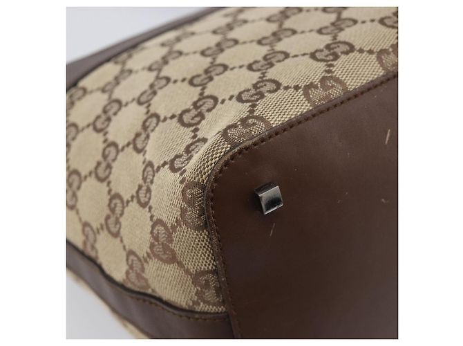Borsa a tracolla GUCCI GG Canvas Beige Silver 001 4299 Auth ep15906 Argento - vista 18