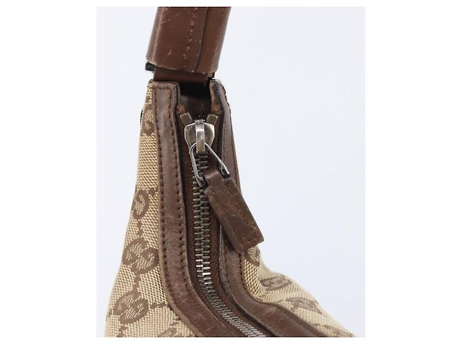 Borsa a tracolla GUCCI GG Canvas Beige Silver 001 4299 Auth ep15906 Argento - vista 24