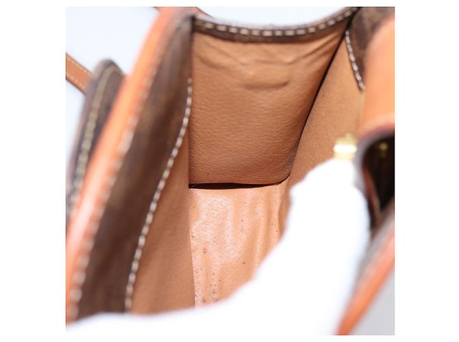 Céline CELINE Macadam Schultertasche PVC Braun Goldfarben Auth gh2400 - Ansicht 19
