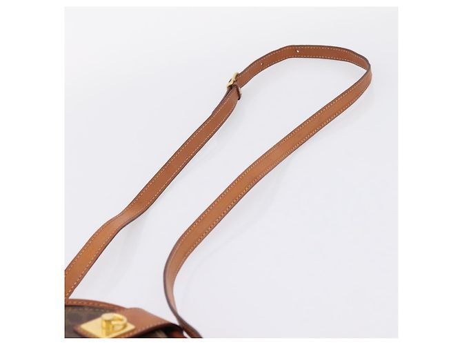 Céline CELINE Macadam Schultertasche PVC Braun Goldfarben Auth gh2400 - Ansicht 8