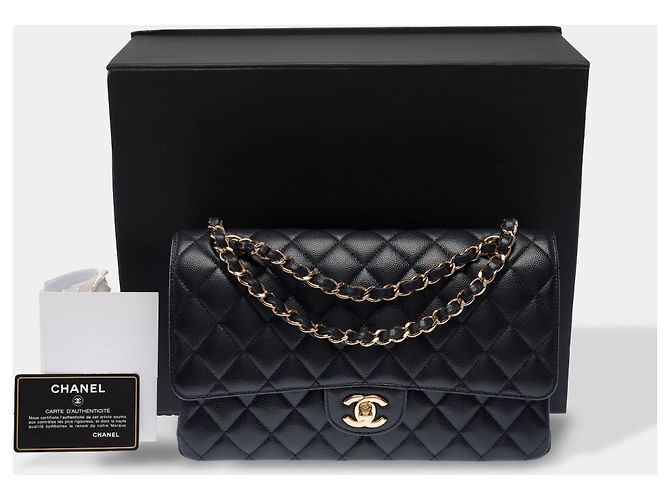 Borsa CHANEL Timeless/Classique in Pelle Blu Navy - 103954 - vista 2