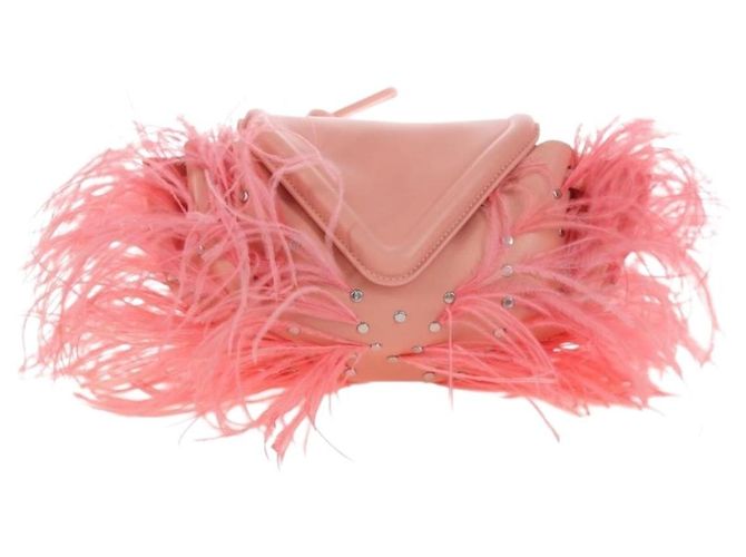 Bolso de hombro BOTTEGA VENETA Cuero Rosa Plata Auth 204816M - vista 13