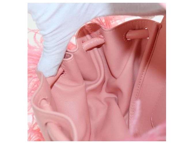 Bolso de hombro BOTTEGA VENETA Cuero Rosa Plata Auth 204816M - vista 20