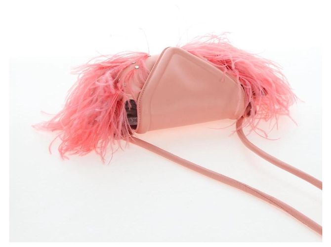 Bolso de hombro BOTTEGA VENETA Cuero Rosa Plata Auth 204816M - vista 6