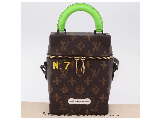 LOUIS VUITTON Monogram Vertical Box Trunk Shoulder Bag M59664 LV Auth LN212SM Monograma - vista 12