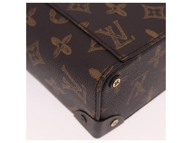 LOUIS VUITTON Monogram Vertical Box Trunk Shoulder Bag M59664 LV Auth LN212SM Monograma - vista 21