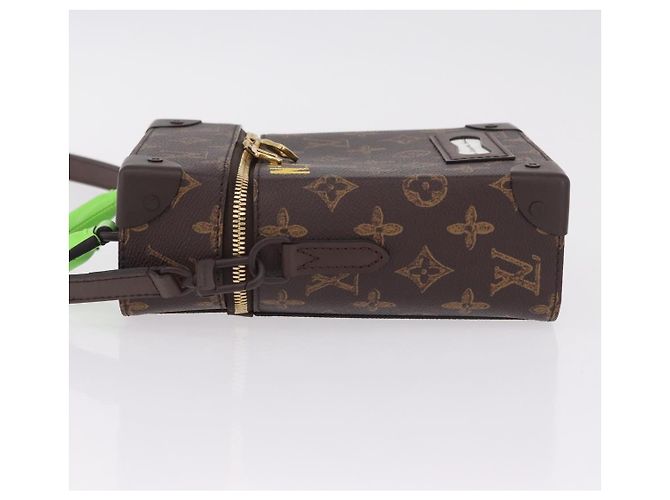 LOUIS VUITTON Monogram Vertical Box Trunk Shoulder Bag M59664 LV Auth LN212SM Monograma - vista 4