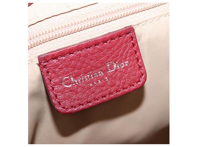 Borsa a tracolla Christian Dior Trotter Canvas Beige Silver Auth ka6335V Argento - vista 23