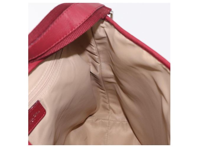 Borsa a tracolla Christian Dior Trotter Canvas Beige Silver Auth ka6335V Argento - vista 24