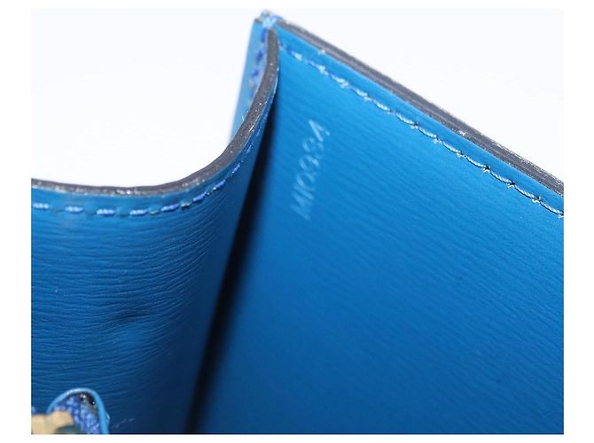 Borsa a mano LOUIS VUITTON Epi Malesherbes Blue M52375 LV Auth ka6399A - vista 11