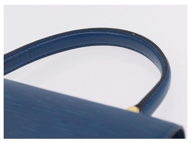 Borsa a mano LOUIS VUITTON Epi Malesherbes Blue M52375 LV Auth ka6399A - vista 14