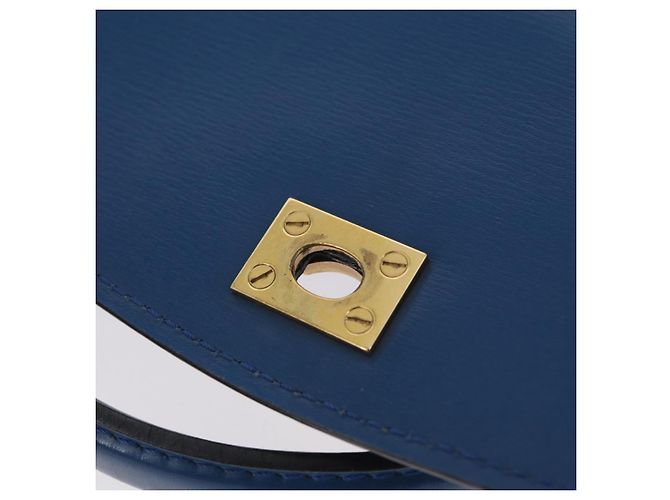 Borsa a mano LOUIS VUITTON Epi Malesherbes Blue M52375 LV Auth ka6399A - vista 22