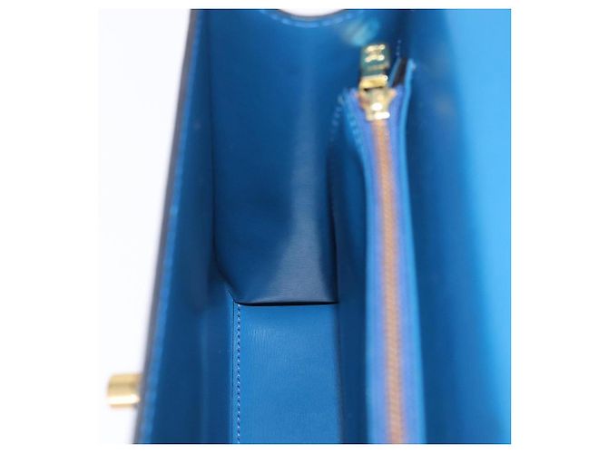 Borsa a mano LOUIS VUITTON Epi Malesherbes Blue M52375 LV Auth ka6399A - vista 26