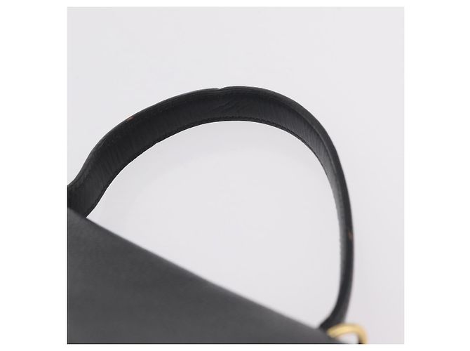 Céline Sac à main CELINE en cuir noir et or authentique ka6337 Doré - vue 15