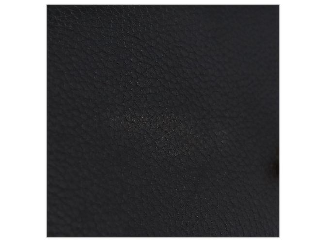 Céline Sac à main CELINE en cuir noir et or authentique ka6337 Doré - vue 2