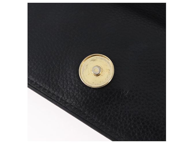 Céline Sac à main CELINE en cuir noir et or authentique ka6337 Doré - vue 21