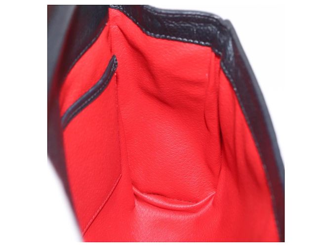 Céline Sac à main CELINE en cuir noir et or authentique ka6337 Doré - vue 24