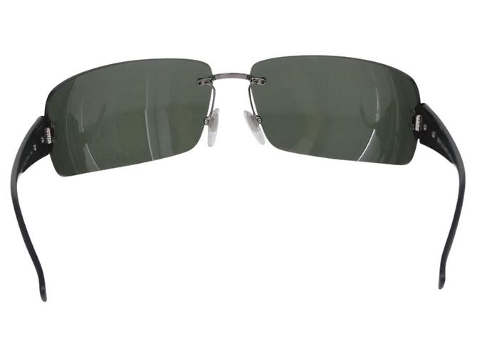 Bulgari Gafas de sol BVLGARI metal Silver Auth 206148V Plata - vista 2
