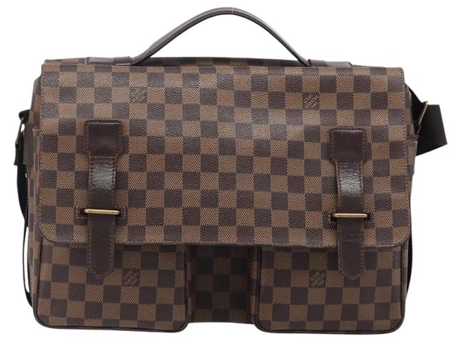 LOUIS VUITTON Damier Ebene Broadway Shoulder Bag N42270 LV Auth 201417 - vista 13