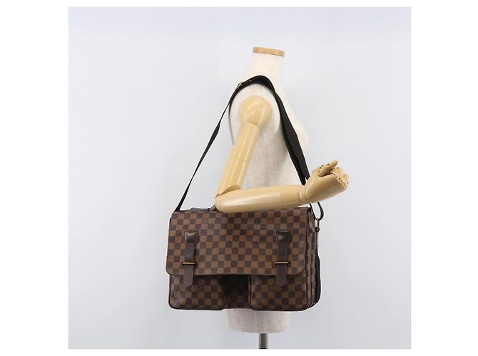 LOUIS VUITTON Damier Ebene Broadway Shoulder Bag N42270 LV Auth 201417 - vista 26